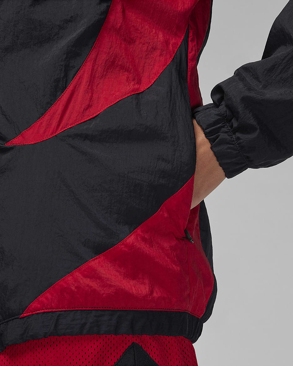 Jordan black and red jacket discount